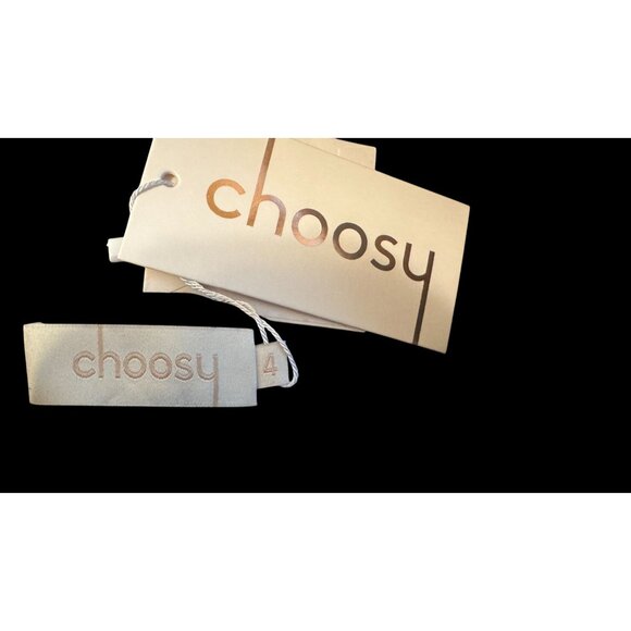 2/$30 NWT Choosy Size 4 St. Crosby Black Sleeveless Plunging Neck Shirt Dress - Picture 4 of 11